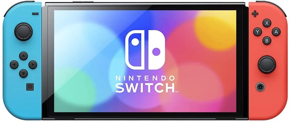 Nintendo Switch OLED Model with White Joy‑Con – 7″ OLED, 64