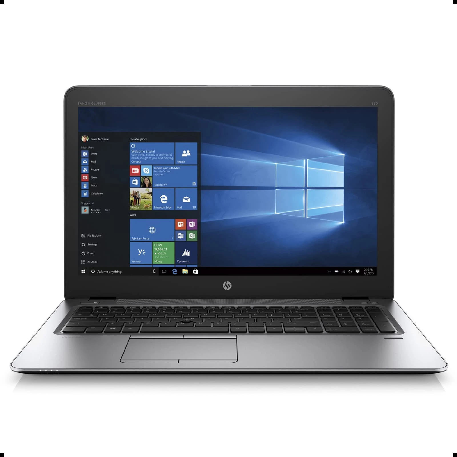 HP ELITEBOOK 850 G3 | Intel Core i7 6th Gen, 16GB RAM/256GB SSD, 15" Display