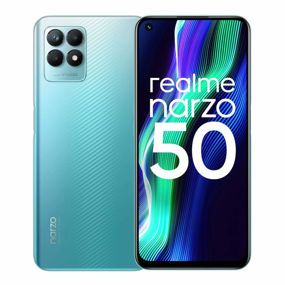 realme narzo 50 6/128 – 120 Hz, Helio G96, 33 W Charge