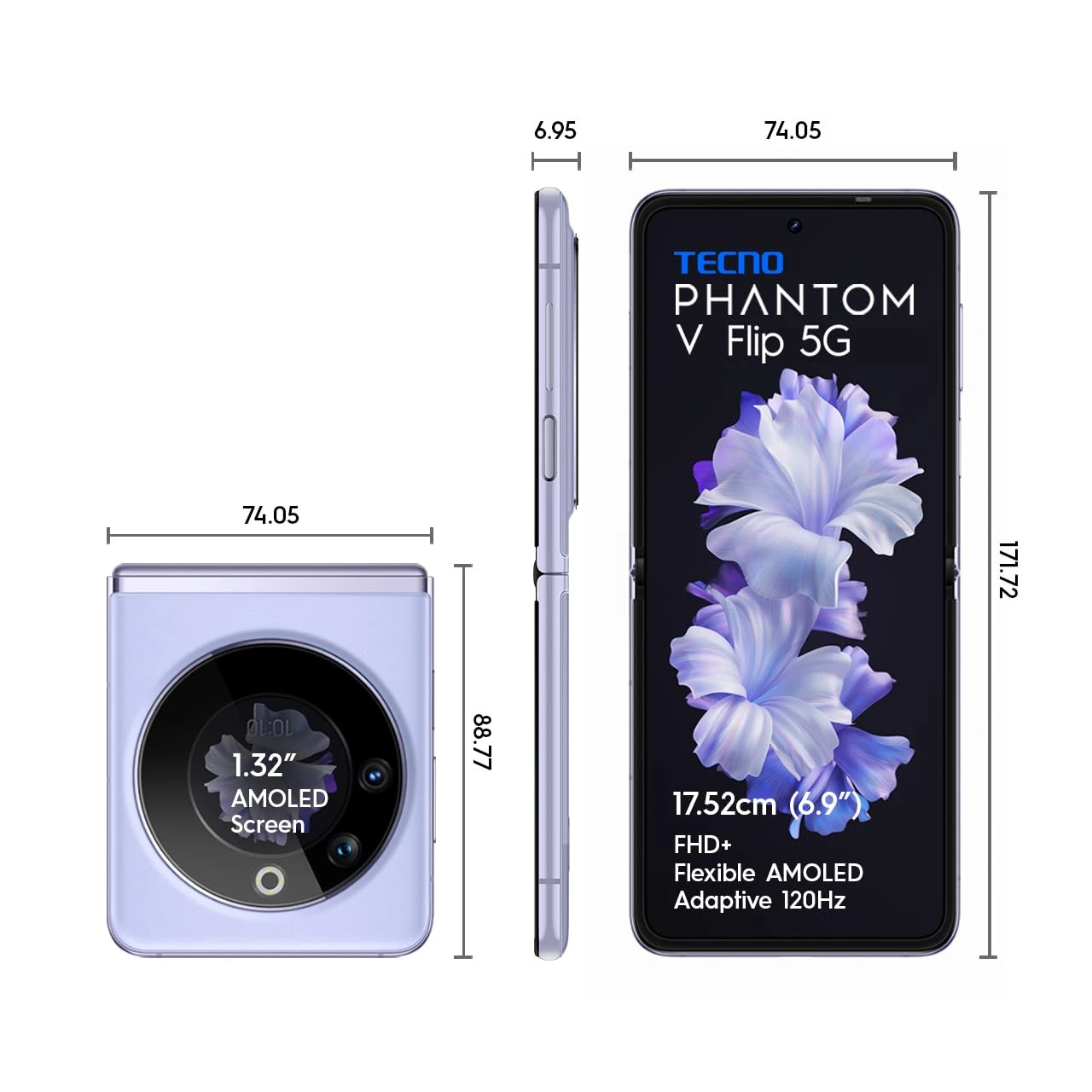Tecno Phantom V Flip 5G